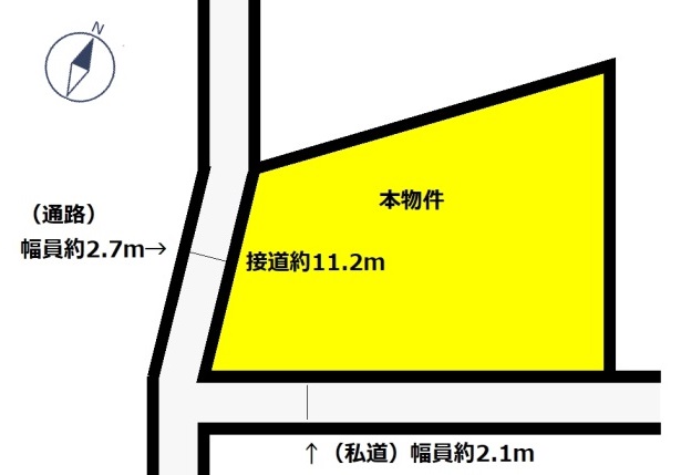 松阪市小黒田町　住宅用地　アドバンスモールまで徒歩13分